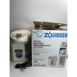 Zojirushi CD-LCC40 4.0L Electric Water Boiler Warmer - Cleaned, Tested, Descaled
